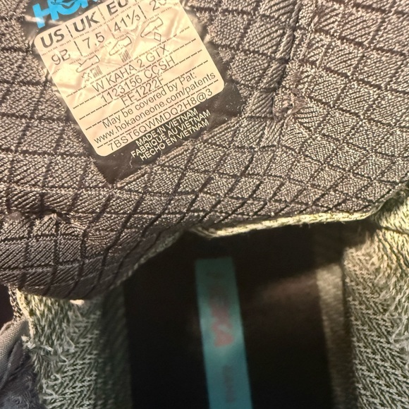 NEW Hoka One Kaha 2 GORE-TEX Size 9B Womens Castlerock Coastal Grey Hiking Boots - Picture 5 of 5